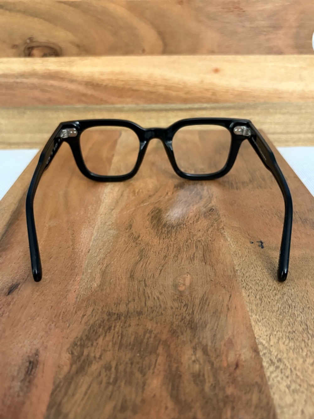 Black Square Women's Fashion Glasses - Picture 5 of 9